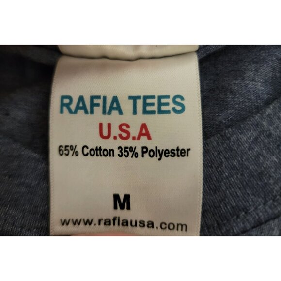 I Love NY Graphic Tee Medium Gray Cotton Polyester Blend Officially Licensed - Picture 4 of 5